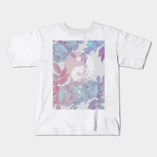 Pastel Floral Yin-Yang Kids T-Shirt